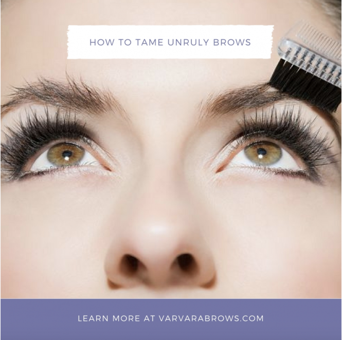 how to tame unruly brows